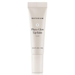 Naturium Phyto-Glow Lip Balm, Hydrating Lip Care with a Glossy Finish, 0.34 oz (clear)