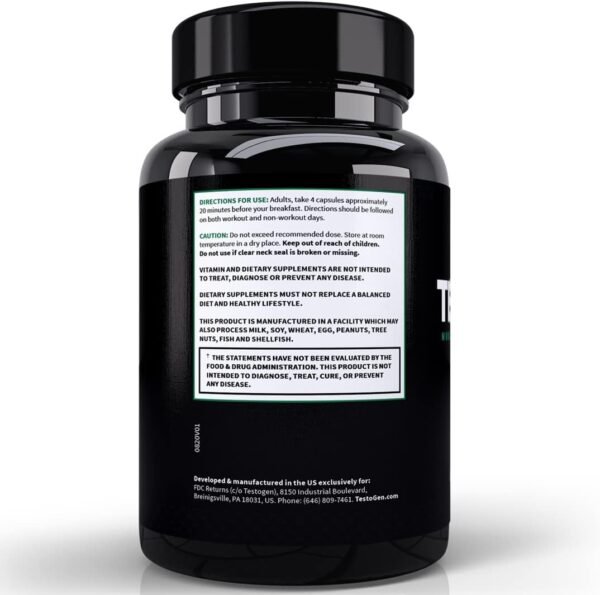 TestoGen: Natural T-Level Supplement for Men