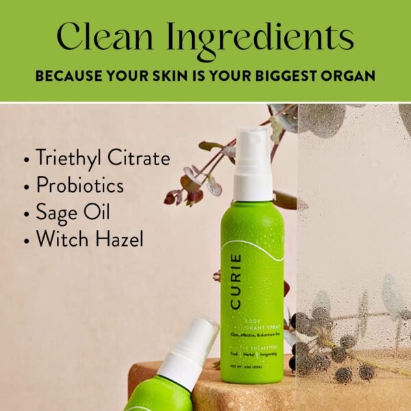 Curie Full Body Spray Deodorant